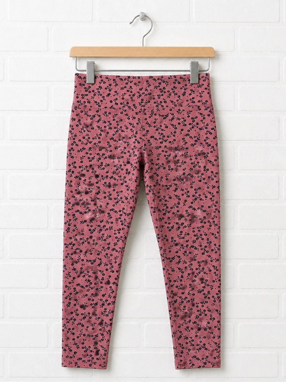 Pink Floral Leggings